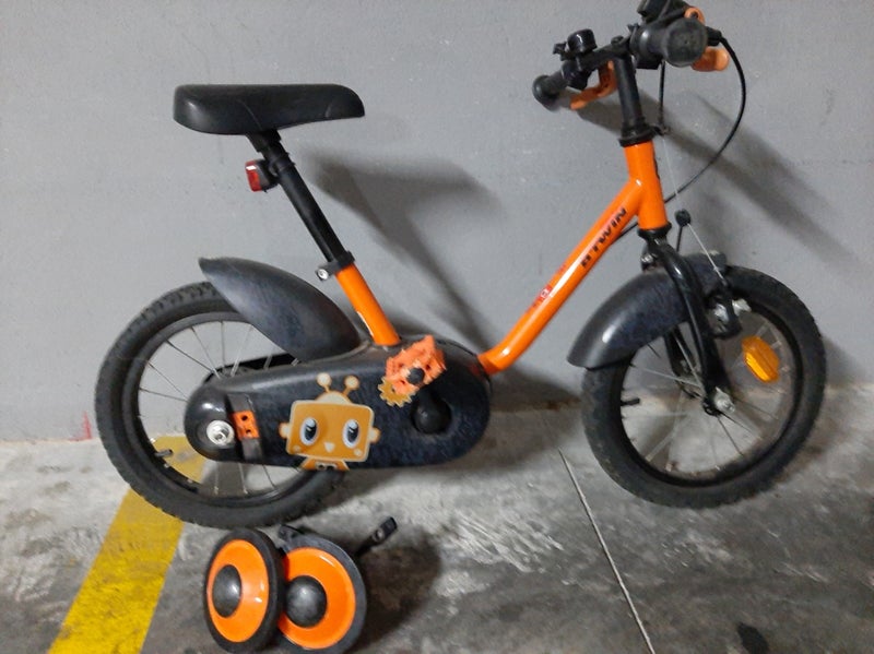 Bicicleta niño naranja 