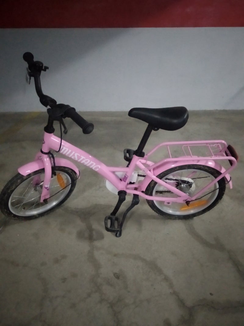 bicicleta rosa 