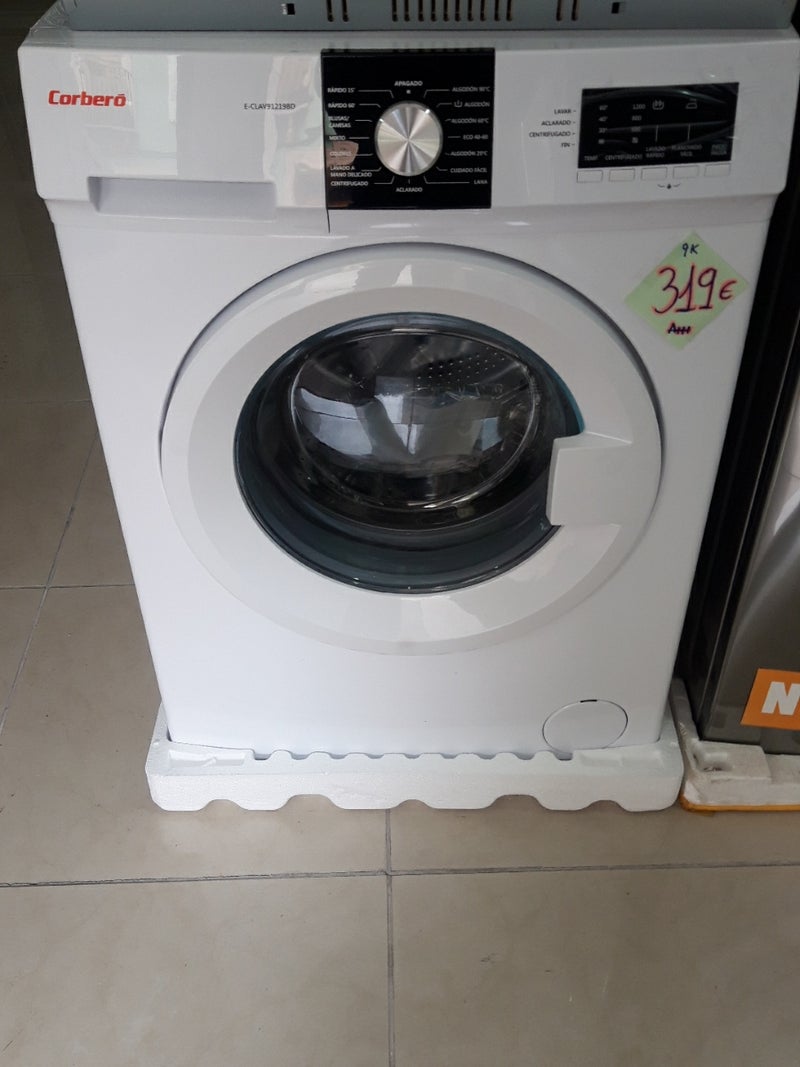 lavadora corbero 9kilos A+++
