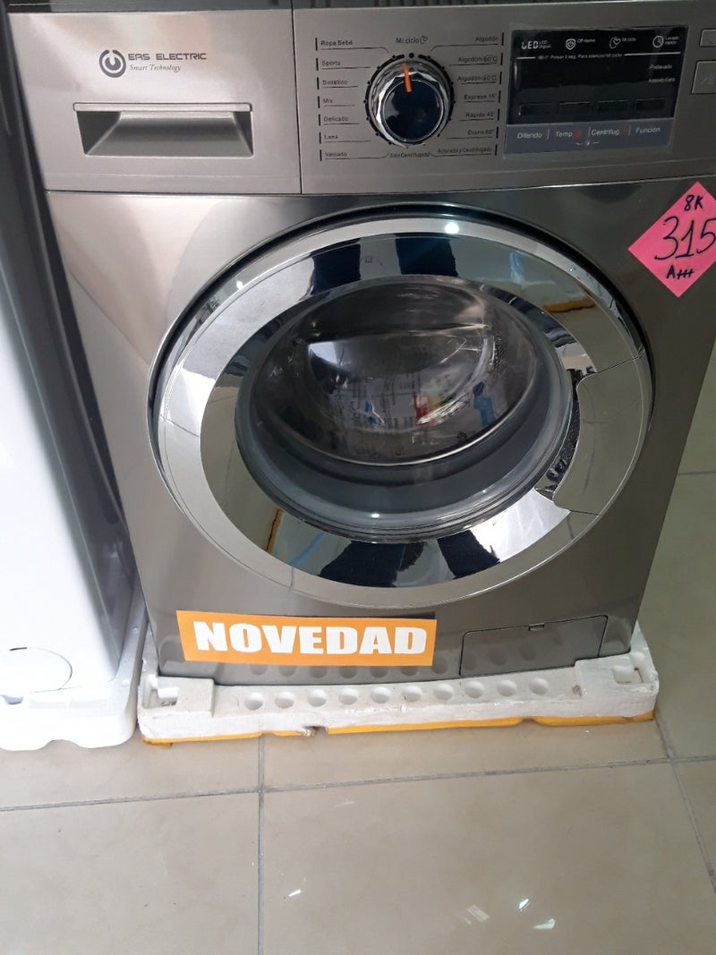 lavadora eas electric 8 kilos A+++