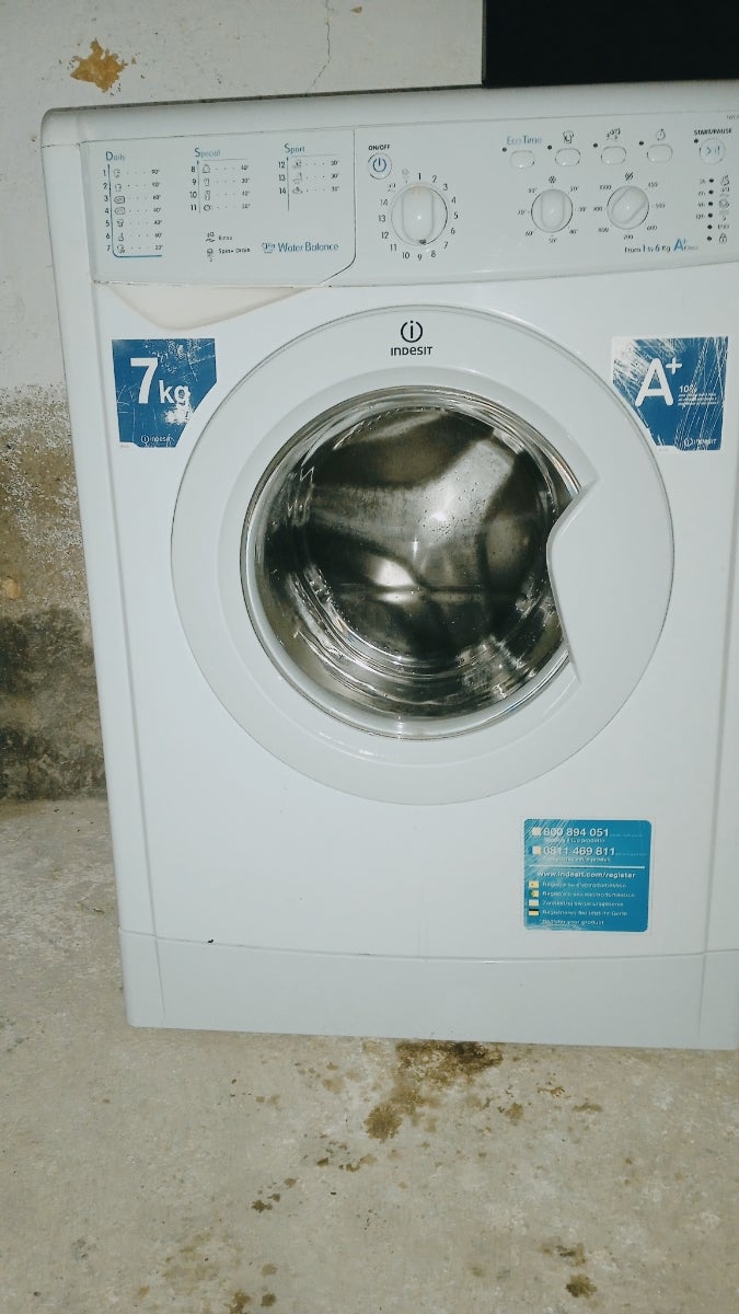 lavadora indesit 7kg A+