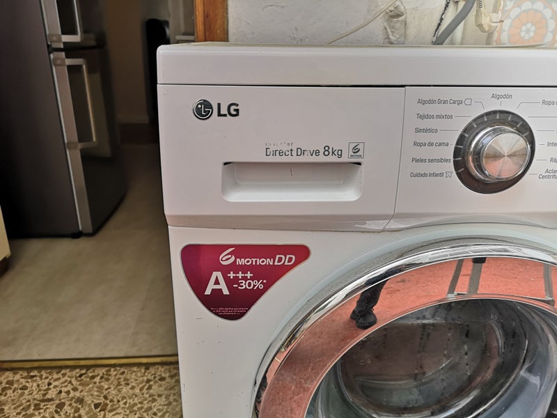 Lavadora LG 8kg A+++