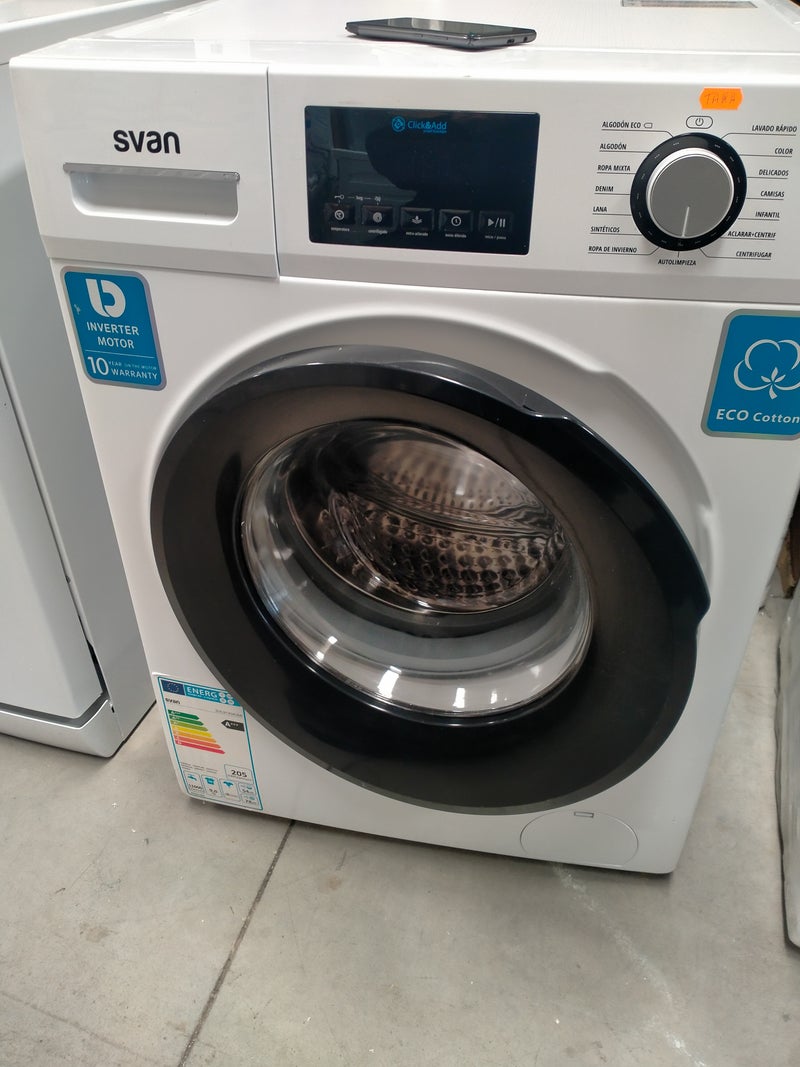 lavadora svan de 10 kg.a+++ tara