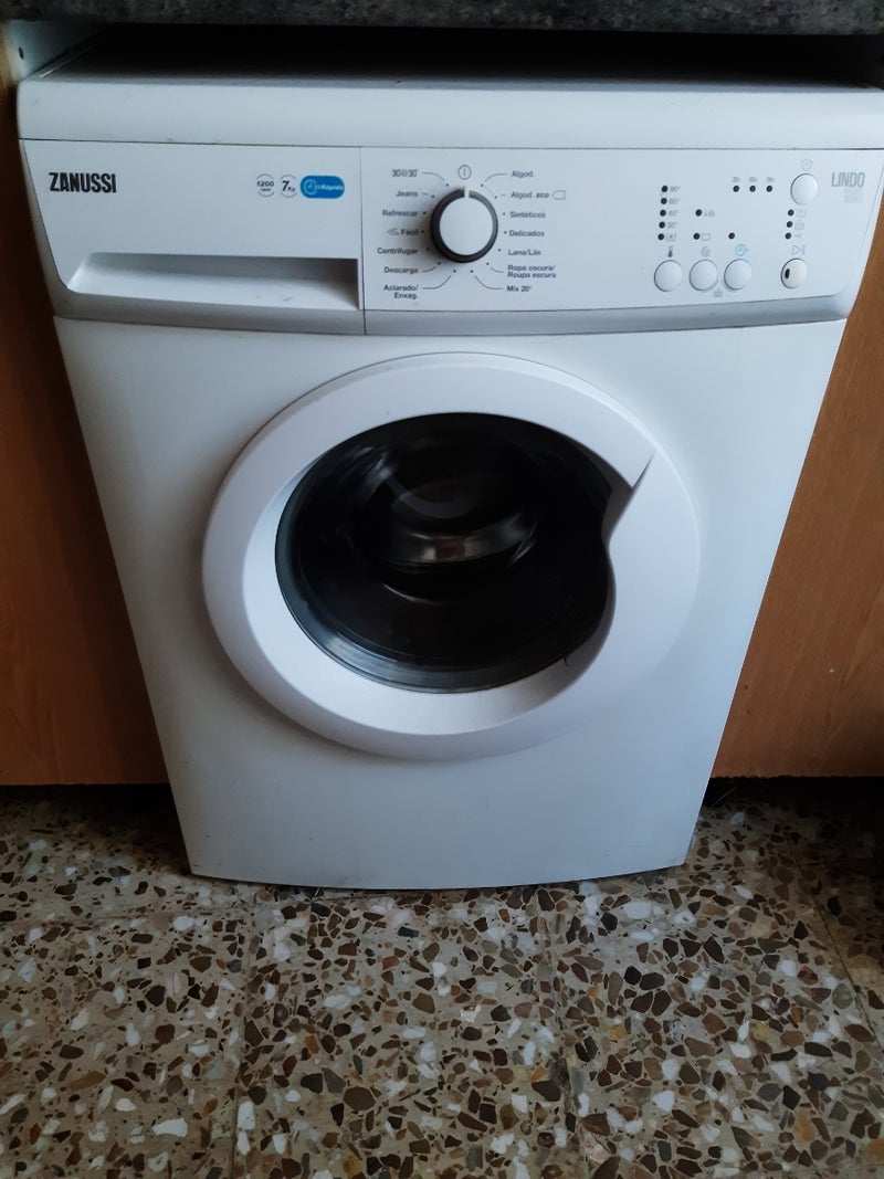 lavadora zanussi lindo 7 kg