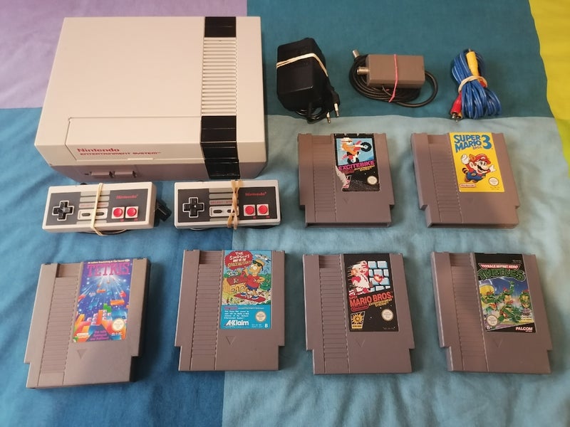 Nintendo NES completa con 6 juegos
