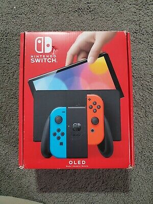 Nintendo Switch Oled Rojo y Azul 64gb Como Nueva