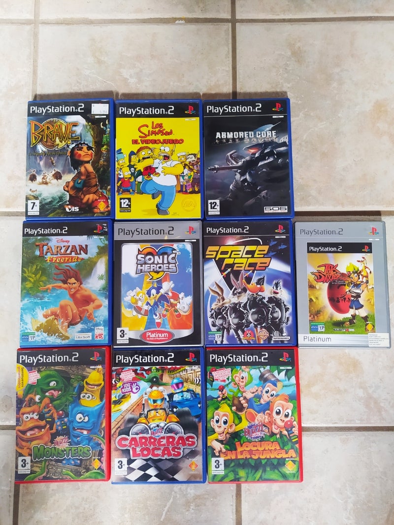 Pack de juegos PS2, Por separado 2€ cada uno