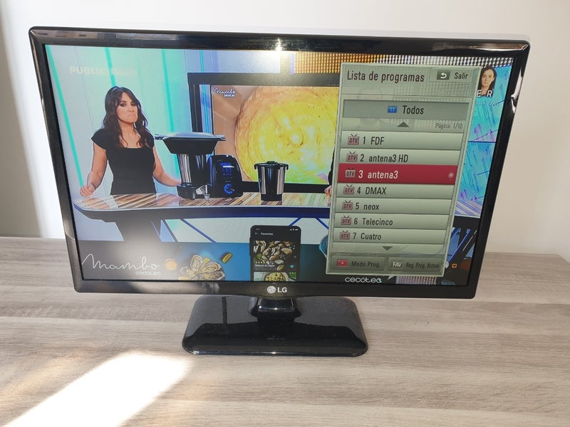 television tv tele lg 22 pulgadas full HD