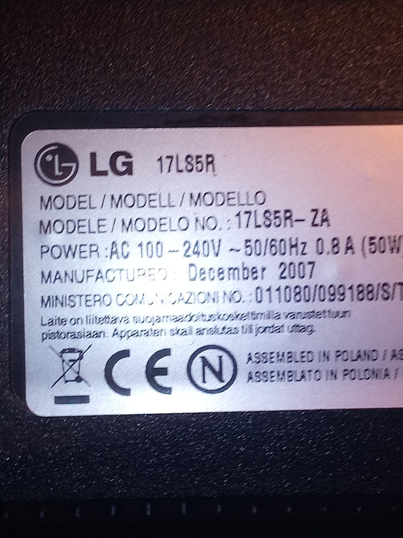 Televisor LG 17LS5R/offerta