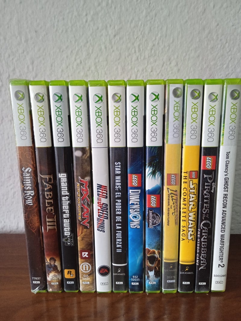 Xbox 360 lote de videojuegos 